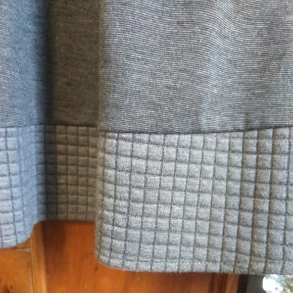 Xhilaration grey tufted square fit and flare dress - Picture 5 of 5